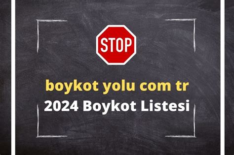 boykot listesi 2022